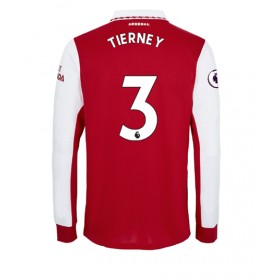 Herren Fußballbekleidung Arsenal Kieran Tierney #3 Heimtrikot 2022-23 Langarm